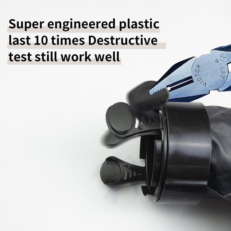 UCEDER Black Nylon Mesh Pool Cleaner Bags,All Purpose Filter Bag K13 K16 with Zipper Replacement for Polaris 280 and 480 Pool Cleaner(3 Pack) - Image 5